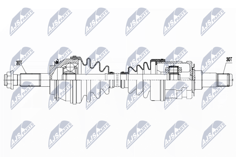 NTY NPW-TY-081 Drive Shaft