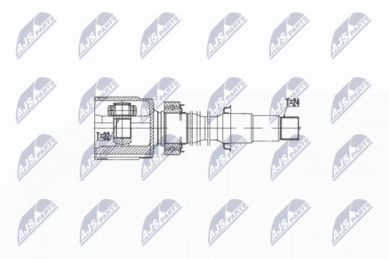 NTY NPW-TY-084 Joint Kit, drive shaft