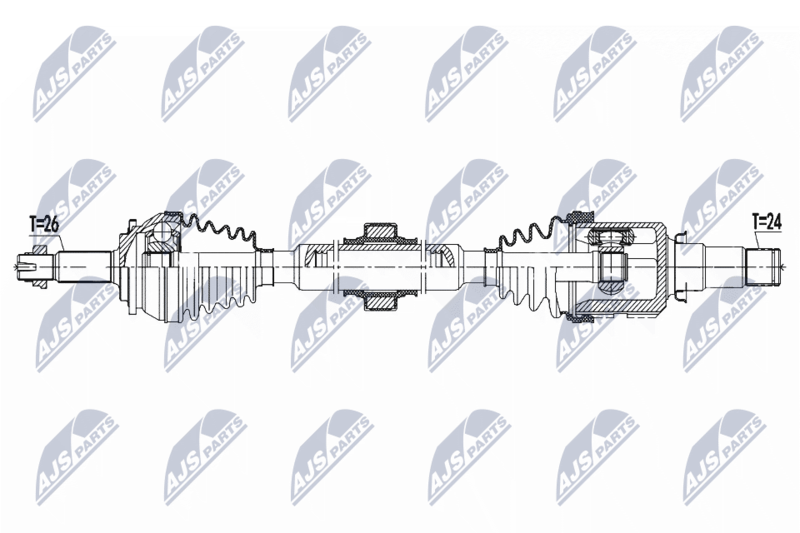 NTY NPW-TY-098 Drive Shaft