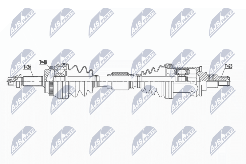 NTY NPW-TY-131 Drive Shaft