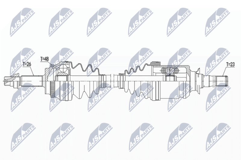 NTY NPW-TY-133 Drive Shaft