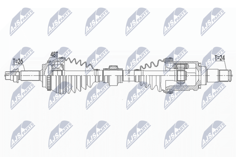 NTY NPW-TY-137 Drive Shaft