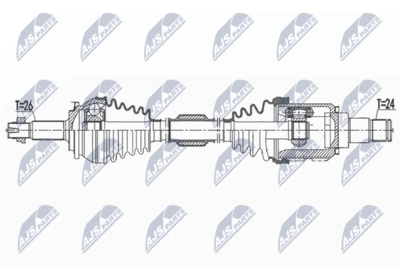 Drive Shaft NTY NPW-TY-155