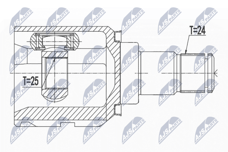 NTY NPW-TY-156 Joint Kit, drive shaft