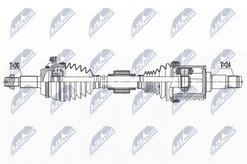 NTY NPW-TY-161 Drive Shaft