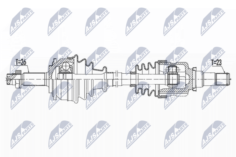 NTY NPW-TY-163 Drive Shaft