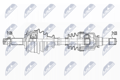 Drive Shaft NTY NPW-TY-165