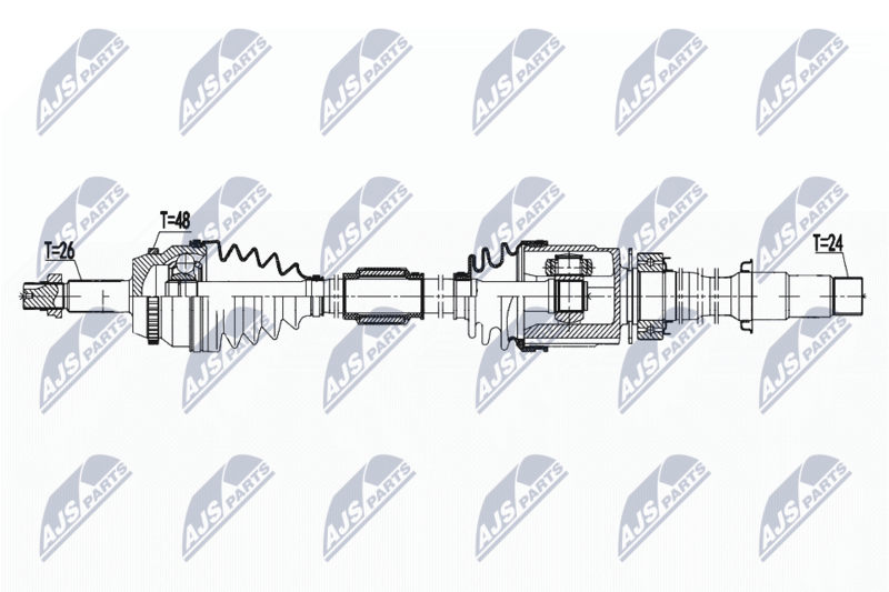 NTY NPW-TY-173 Drive Shaft
