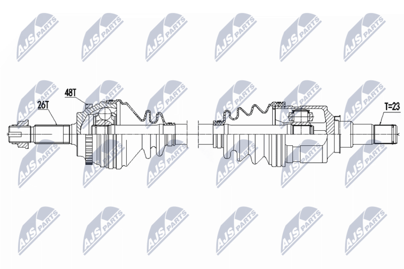 NTY NPW-TY-175 Drive Shaft
