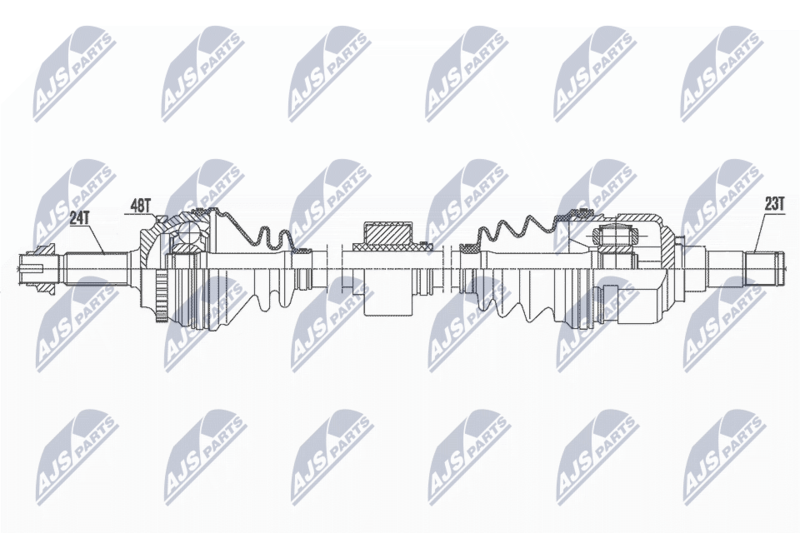 NTY NPW-TY-176 Drive Shaft