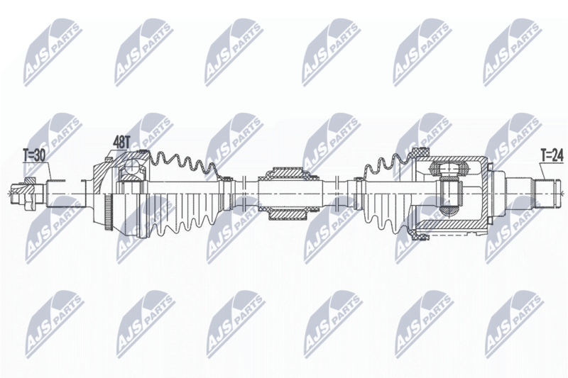NTY NPW-TY-180 Drive Shaft