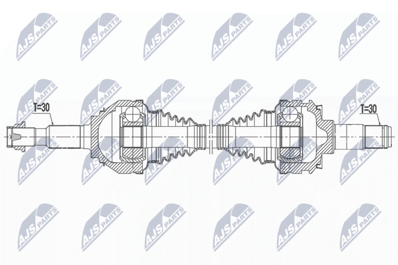 NTY NPW-TY-182 Drive Shaft