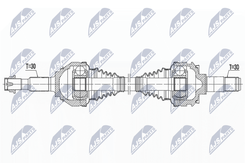 NTY NPW-TY-183 Drive Shaft