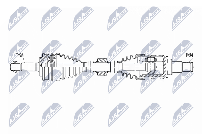 NTY NPW-TY-189 Drive Shaft