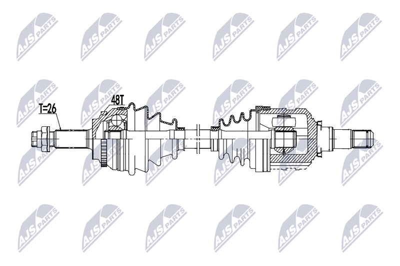 NTY NPW-TY-191 Drive Shaft