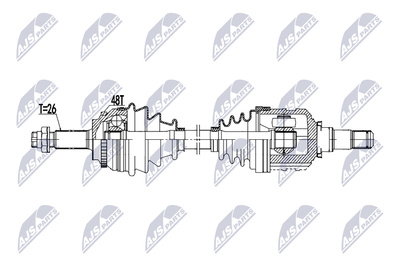 Drive Shaft NTY NPW-TY-191