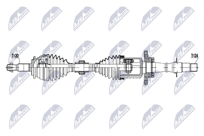 Drive Shaft NTY NPW-TY-193