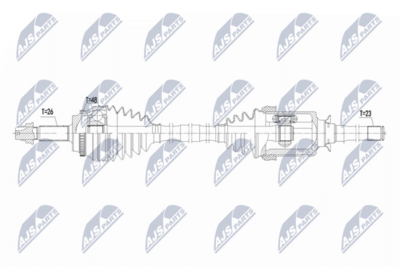Drive Shaft NTY NPW-TY-195