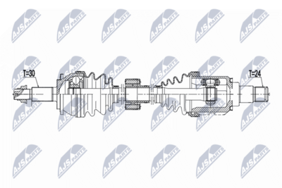 Drive Shaft NTY NPW-TY-196