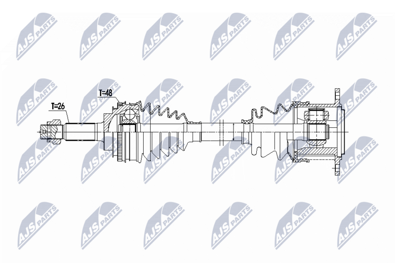 NTY NPW-TY-197 Drive Shaft