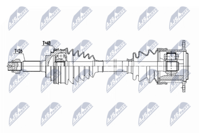 Drive Shaft NTY NPW-TY-198