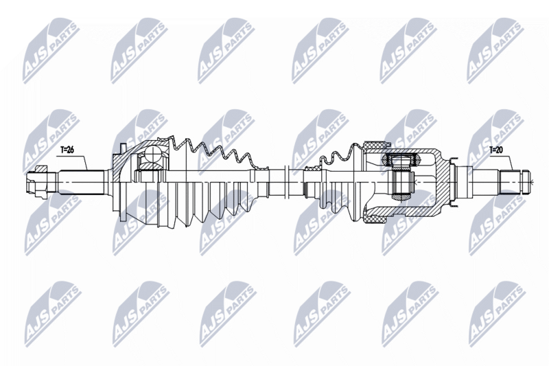 NTY NPW-TY-200 Drive Shaft