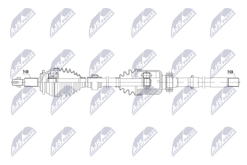 NTY NPW-TY-207 Drive Shaft