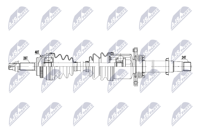 NTY NPW-TY-208 Drive Shaft