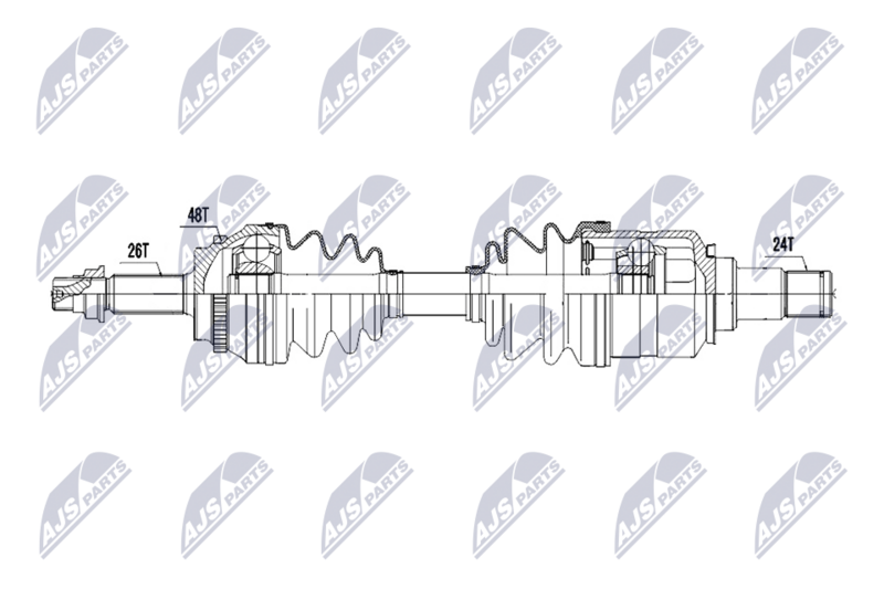 NTY NPW-TY-209 Drive Shaft