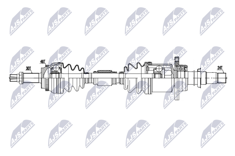 NTY NPW-TY-210 Drive Shaft