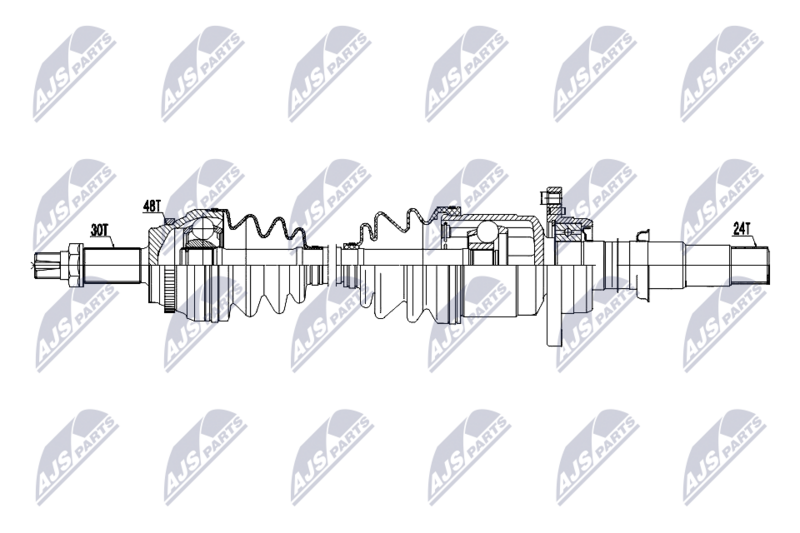 NTY NPW-TY-212 Drive Shaft
