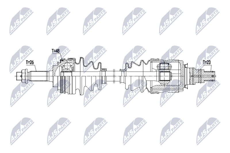 NTY NPW-TY-213 Drive Shaft