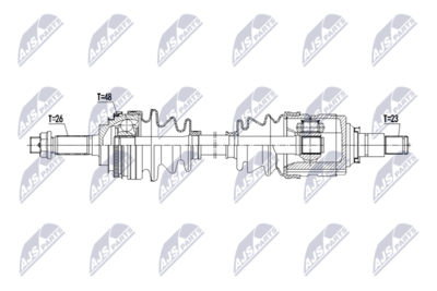 Drive Shaft NTY NPW-TY-214