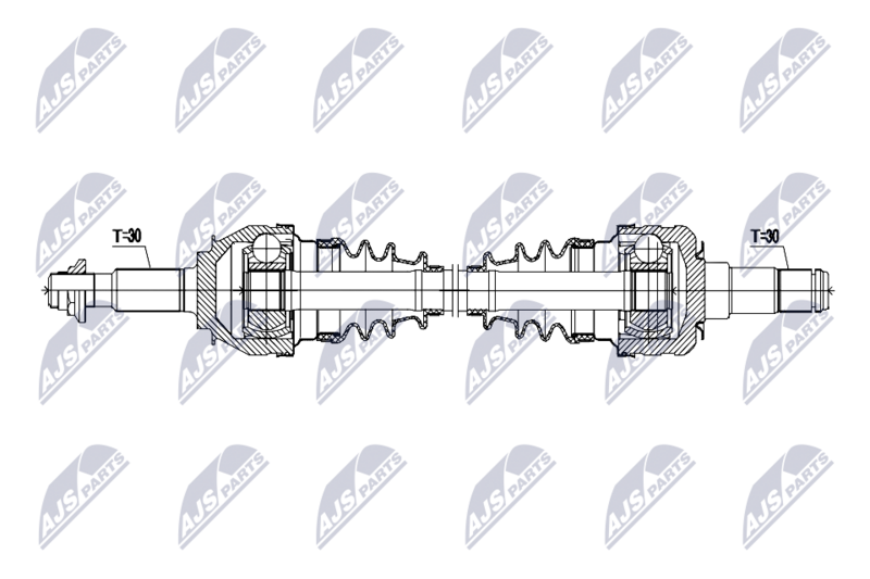NTY NPW-TY-215 Drive Shaft