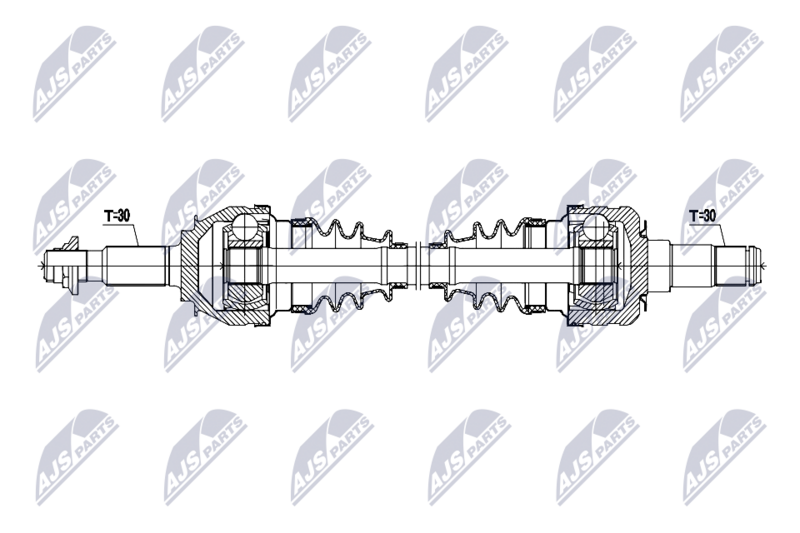 NTY NPW-TY-216 Drive Shaft