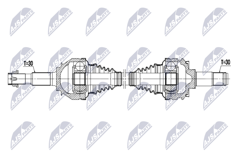NTY NPW-TY-217 Drive Shaft