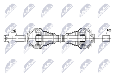 Drive Shaft NTY NPW-TY-217