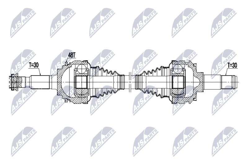 NTY NPW-TY-219 Drive Shaft