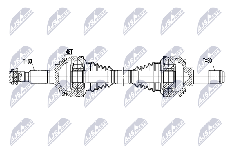 NTY NPW-TY-220 Drive Shaft