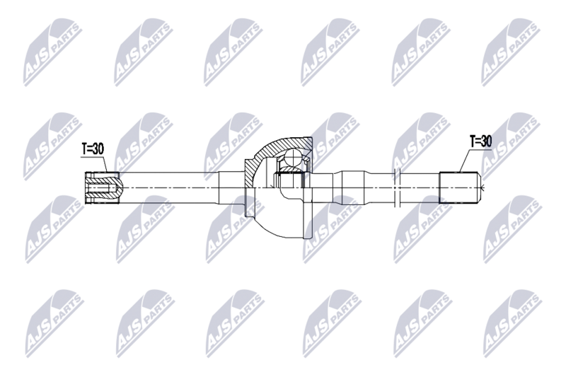 NTY NPW-TY-221 Drive Shaft