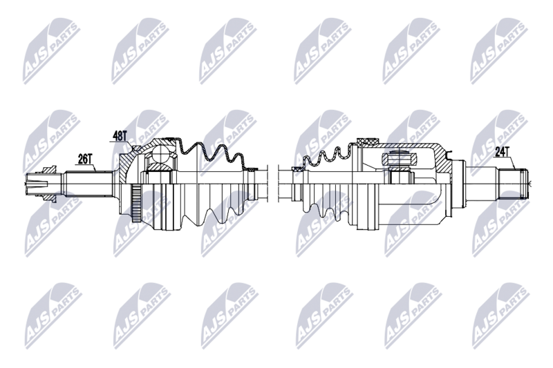 NTY NPW-TY-226 Drive Shaft