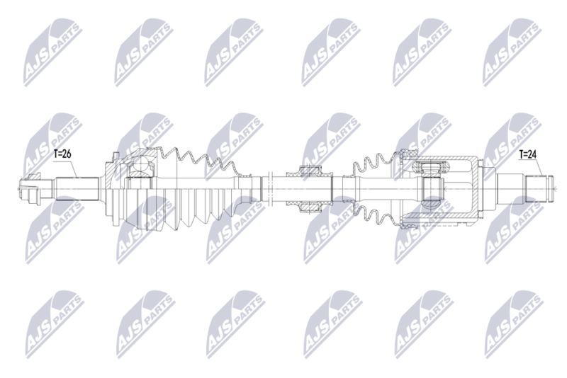 NTY NPW-TY-227 Drive Shaft