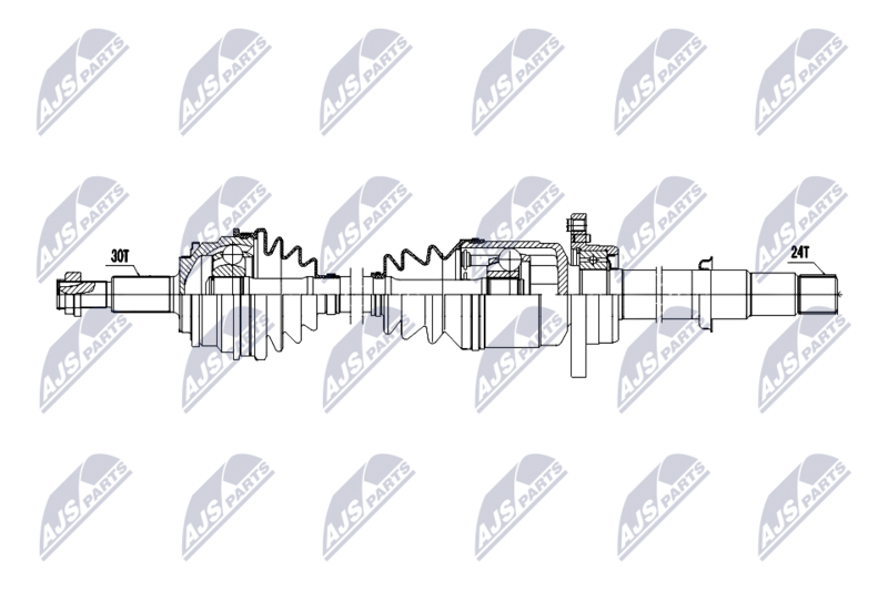 NTY NPW-TY-228 Drive Shaft