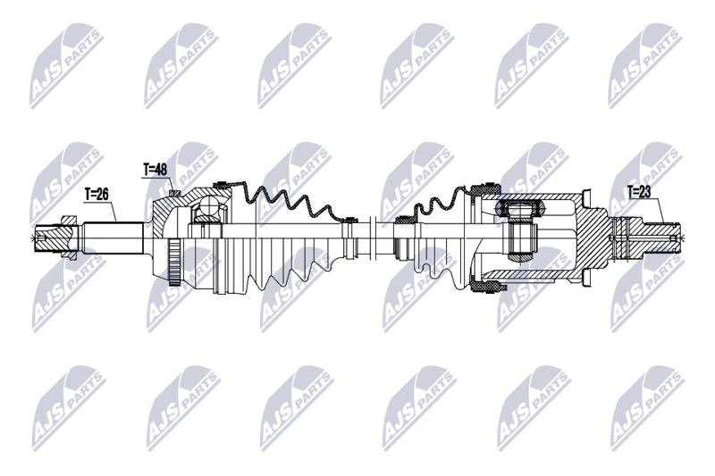 NTY NPW-TY-229 Drive Shaft