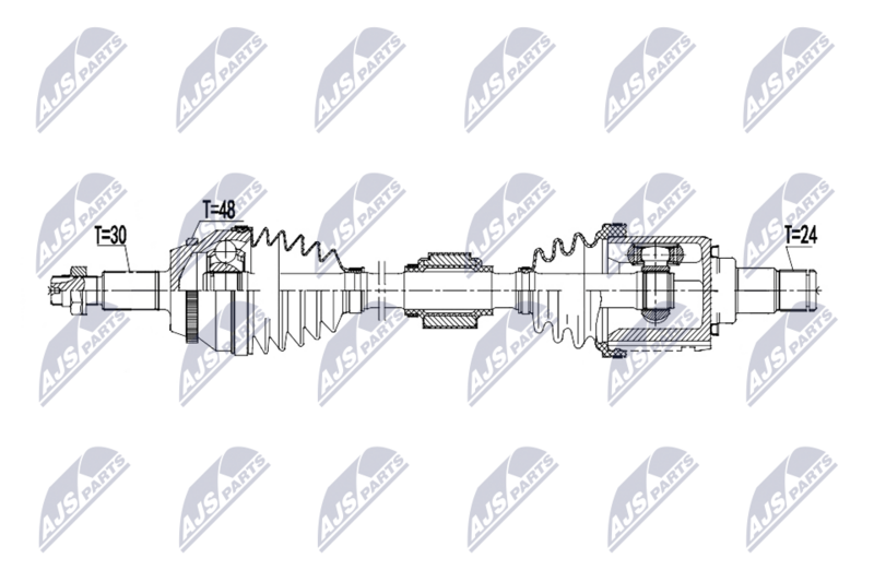 NTY NPW-TY-232 Drive Shaft