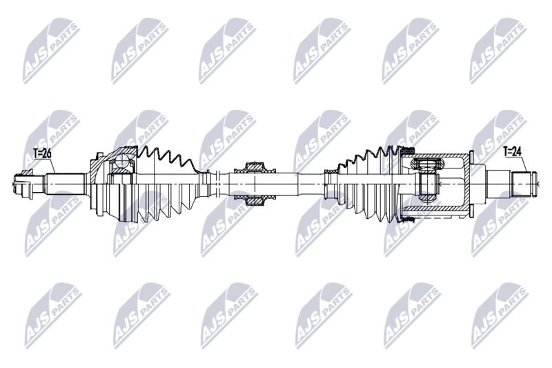 NTY NPW-TY-237 Drive Shaft