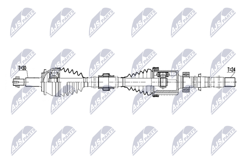 NTY NPW-TY-238 Drive Shaft