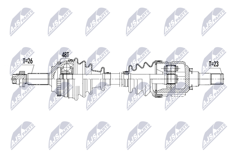 NTY NPW-TY-241 Drive Shaft