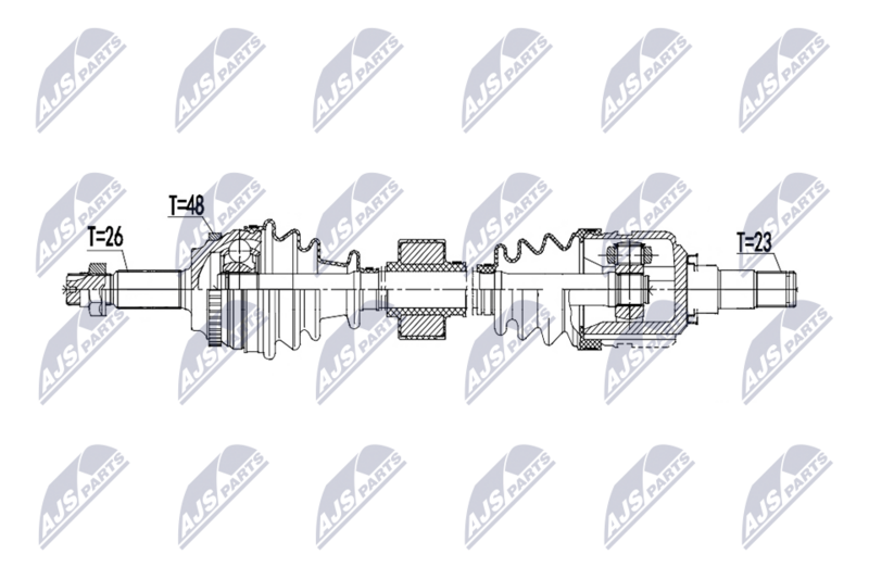 NTY NPW-TY-242 Drive Shaft