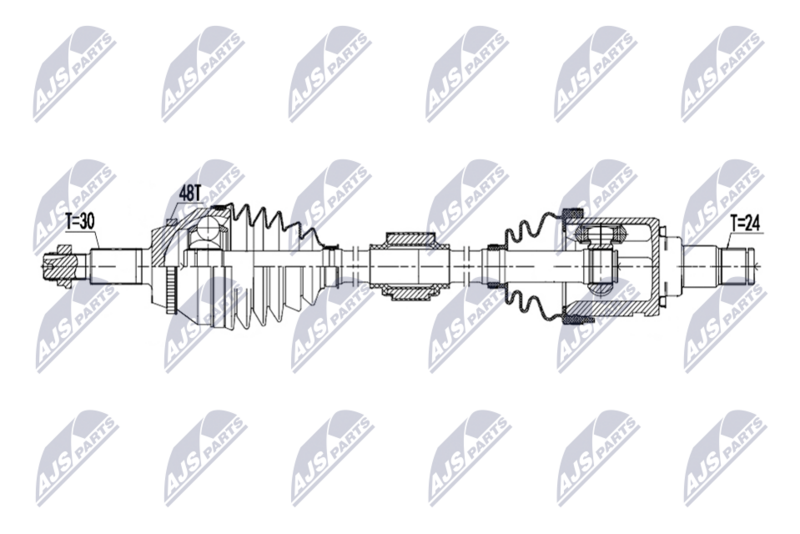 NTY NPW-TY-244 Drive Shaft